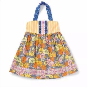 Matilda Jane Patio Party ELLIE TOP Girls Size 4 Halter The Adventure Begins EUC